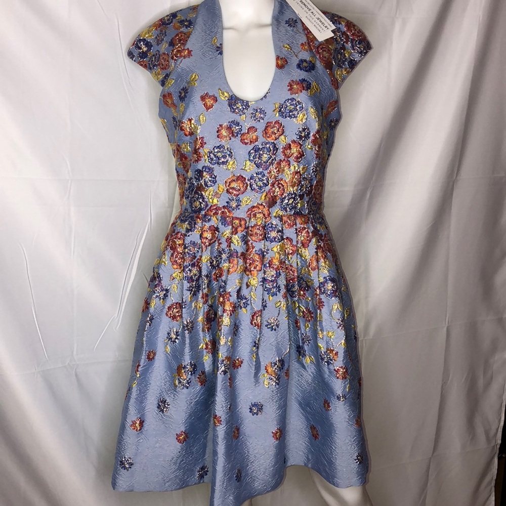 Badgley Mischka Floral Dress